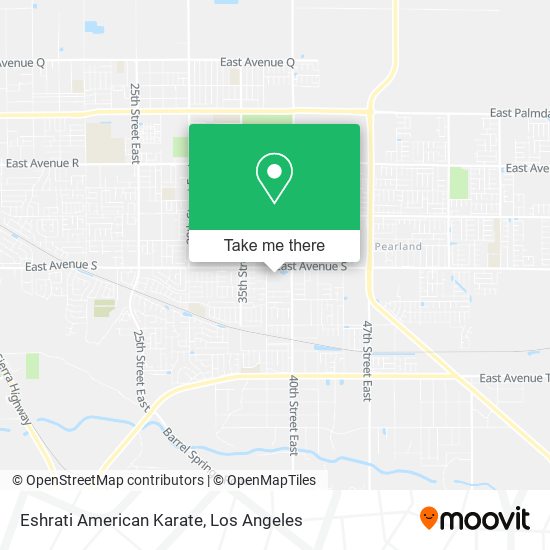 Eshrati American Karate map