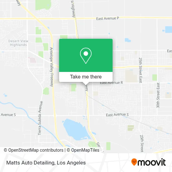 Matts Auto Detailing map
