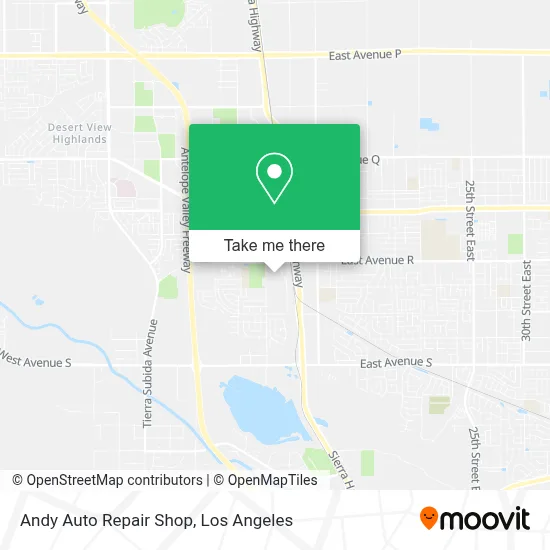 Andy Auto Repair Shop map