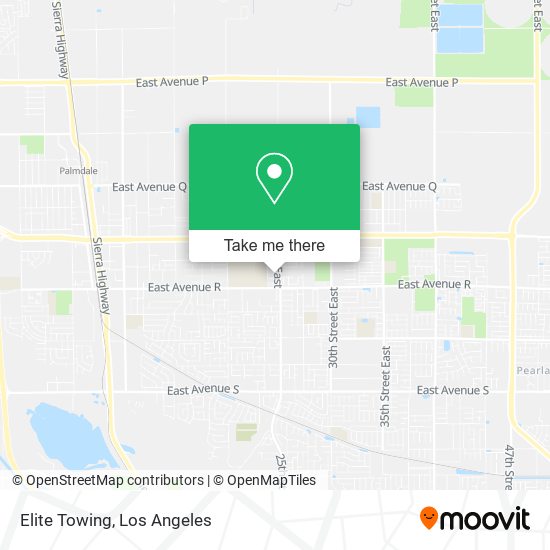 Elite Towing map