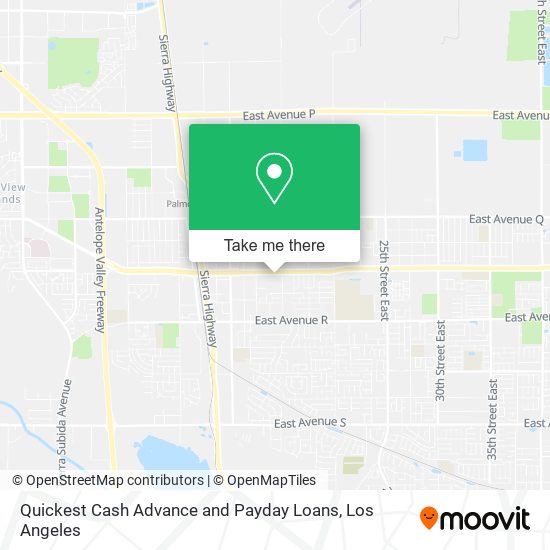 Mapa de Quickest Cash Advance and Payday Loans