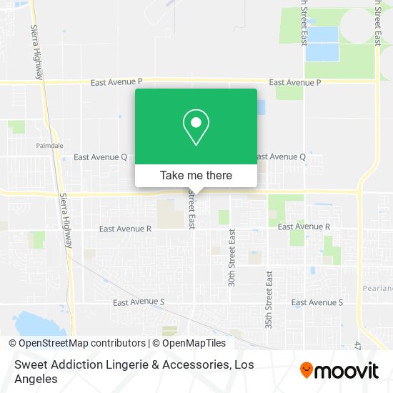 Mapa de Sweet Addiction Lingerie & Accessories