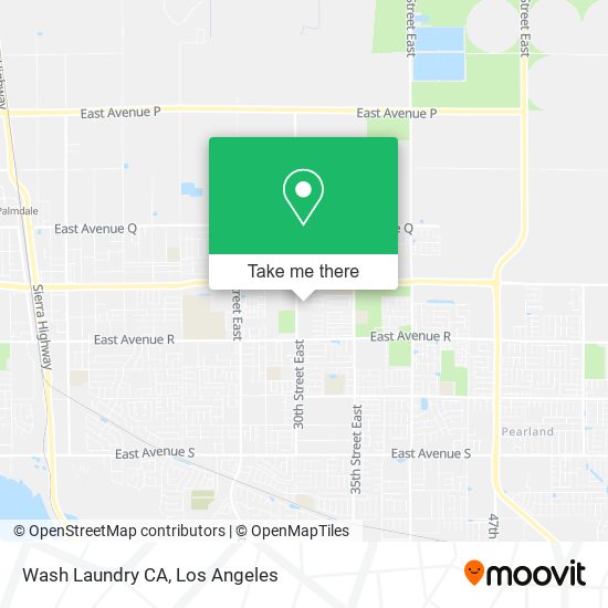 Wash Laundry CA map