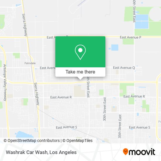 Washrak Car Wash map