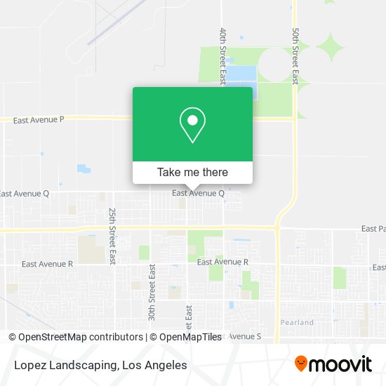 Lopez Landscaping map