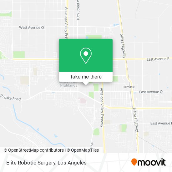 Elite Robotic Surgery map