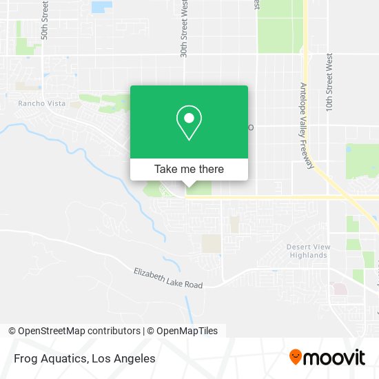 Mapa de Frog Aquatics