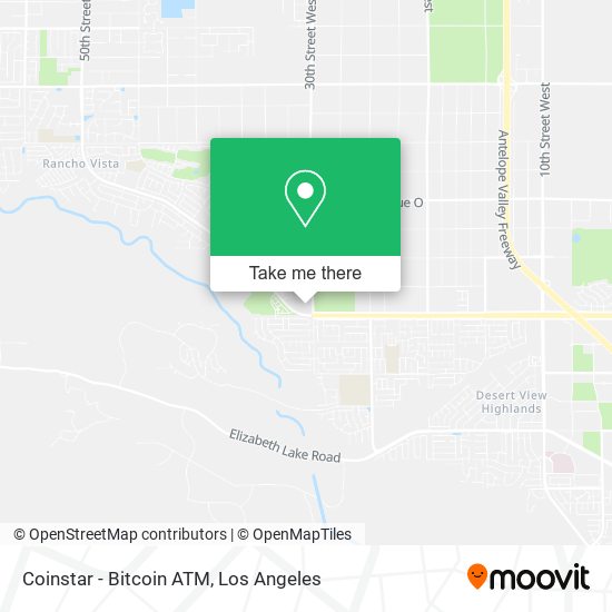 Coinstar - Bitcoin ATM map