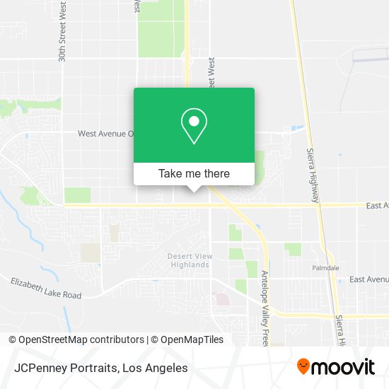 JCPenney Portraits map