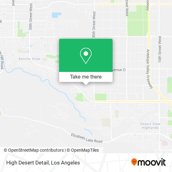 High Desert Detail map