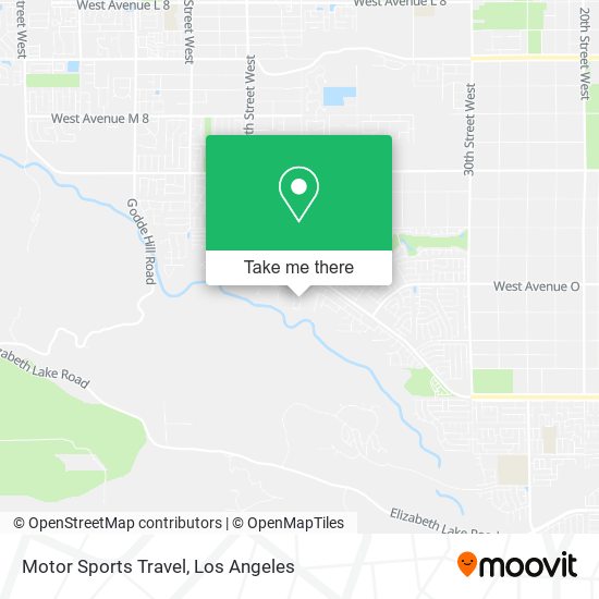 Mapa de Motor Sports Travel