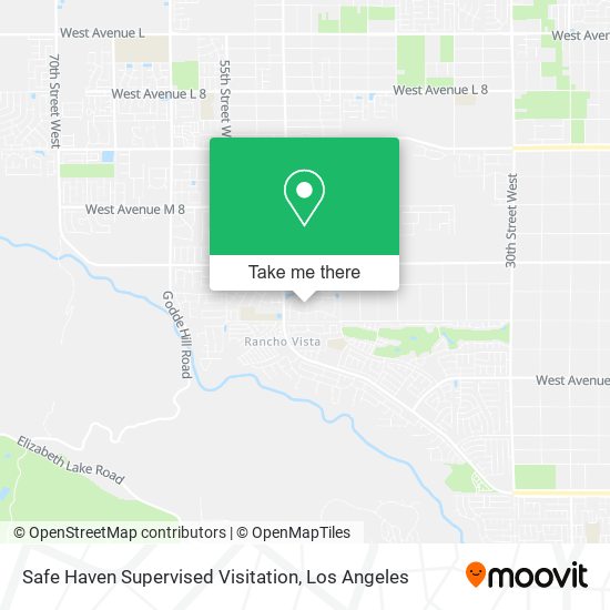 Safe Haven Supervised Visitation map