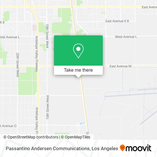 Passantino Andersen Communications map