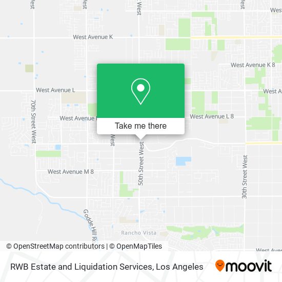 RWB Estate and Liquidation Services map