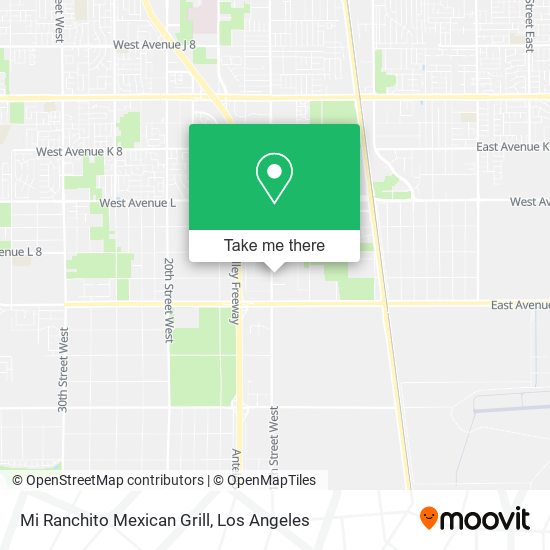Mapa de Mi Ranchito Mexican Grill