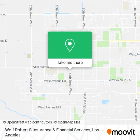 Mapa de Wolf Robert S Insurance & Financial Services