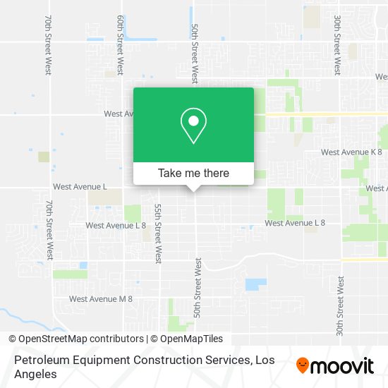 Petroleum Equipment Construction Services map