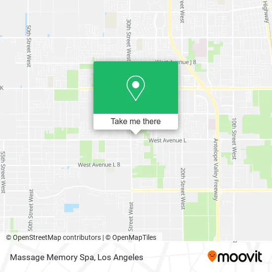 Massage Memory Spa map