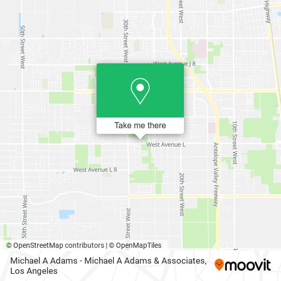 Mapa de Michael A Adams - Michael A Adams & Associates