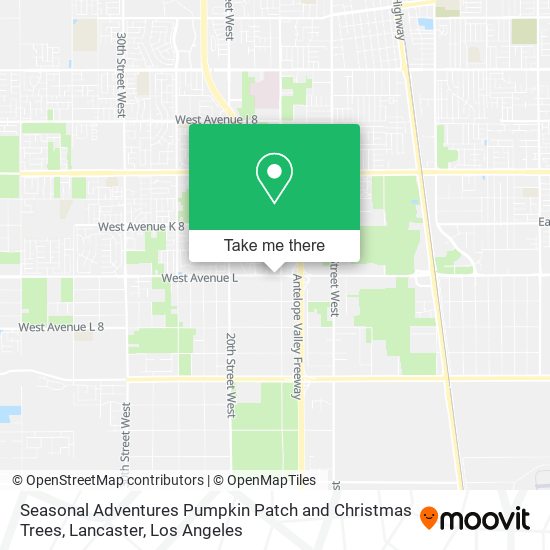 Seasonal Adventures Pumpkin Patch and Christmas Trees, Lancaster map