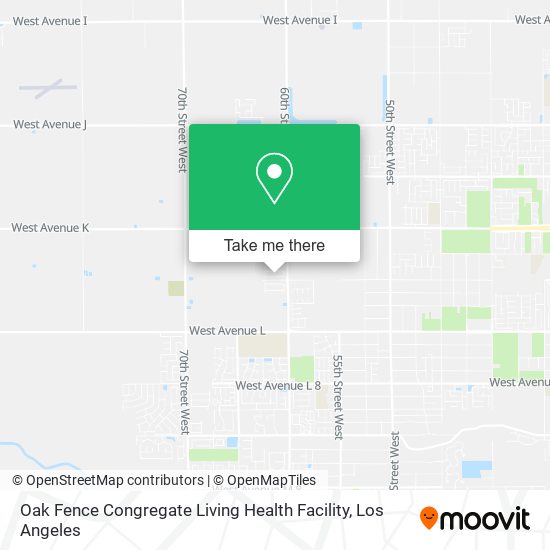 Mapa de Oak Fence Congregate Living Health Facility