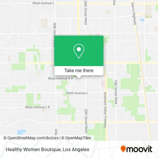 Healthy Women Boutique map