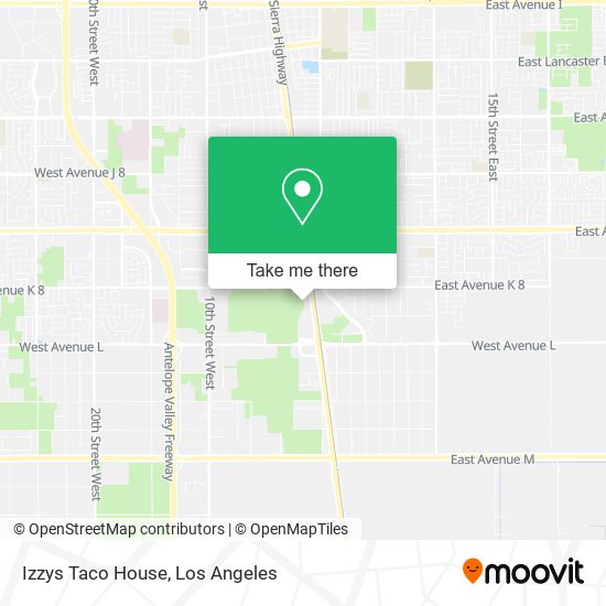 Izzys Taco House map