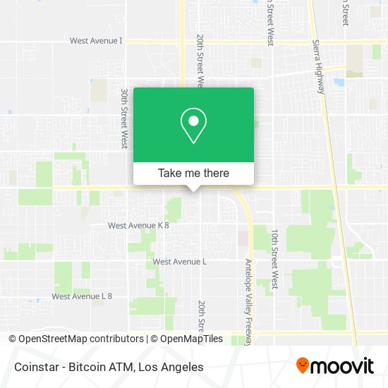 Coinstar - Bitcoin ATM map