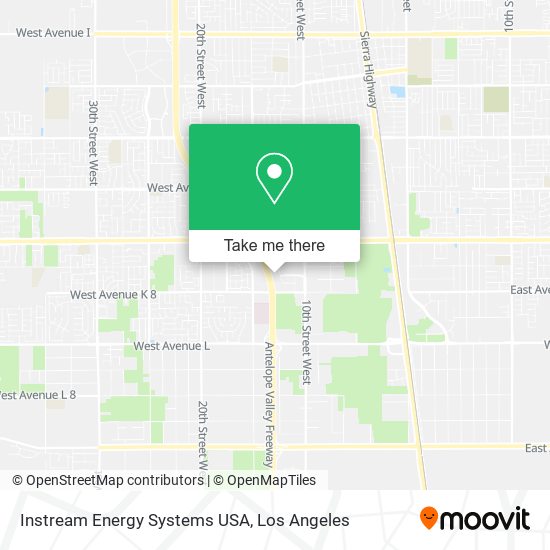 Mapa de Instream Energy Systems USA
