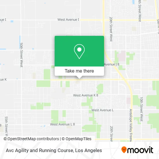 Avc Agility and Running Course map