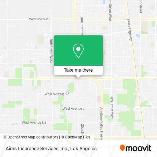 Mapa de Aims Insurance Services, Inc.