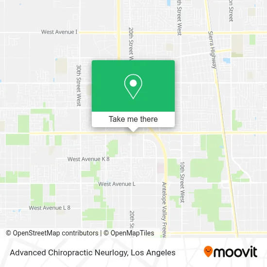 Advanced Chiropractic Neurlogy map