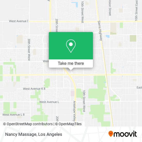 Nancy Massage map