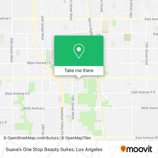 Mapa de Suave's One Stop Beauty Suites