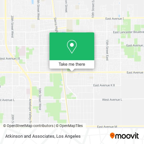 Mapa de Atkinson and Associates
