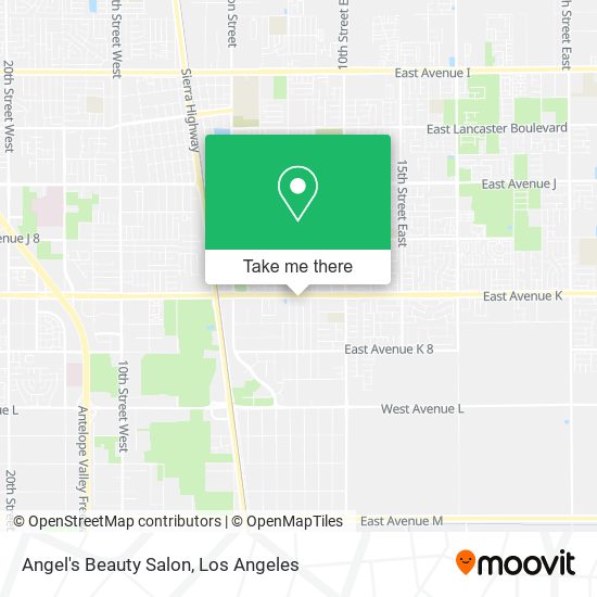 Mapa de Angel's Beauty Salon