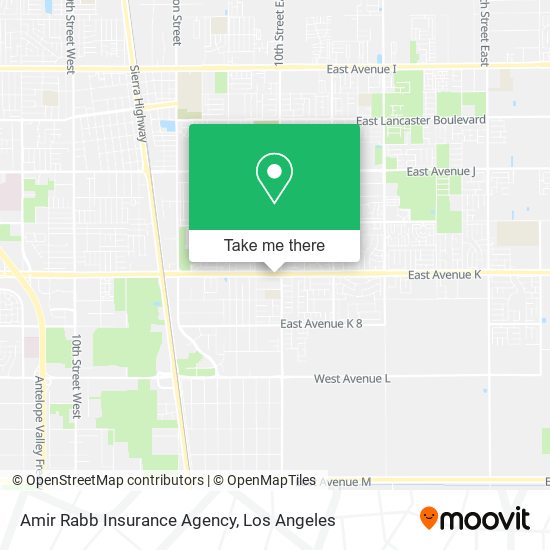 Amir Rabb Insurance Agency map