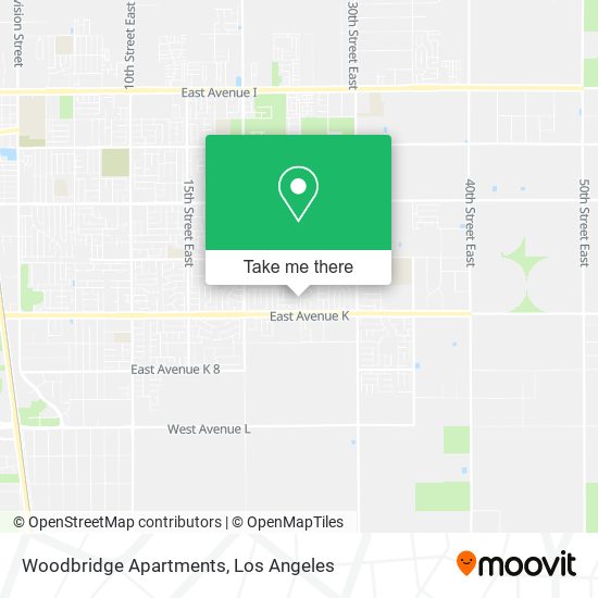 Woodbridge Apartments map