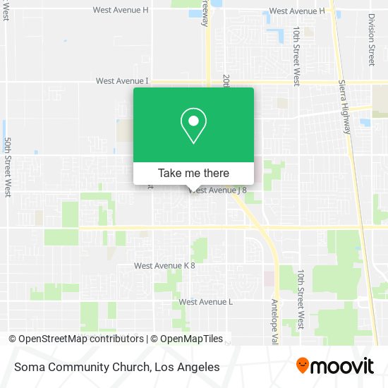 Mapa de Soma Community Church