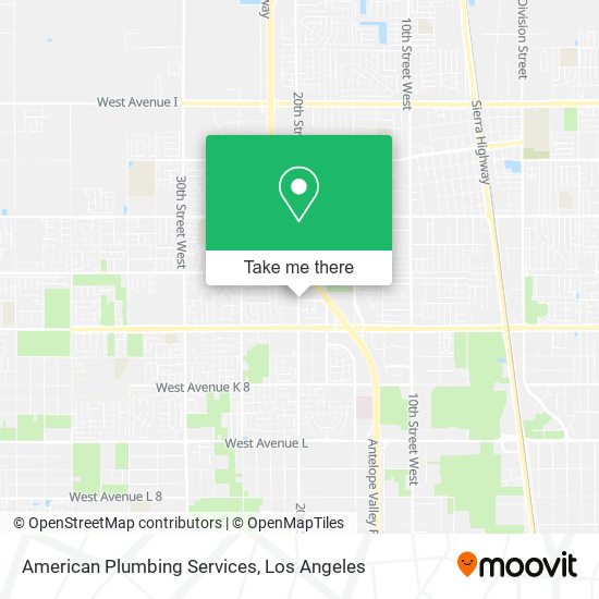 Mapa de American Plumbing Services