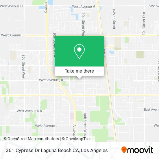 Mapa de 361 Cypress Dr Laguna Beach CA