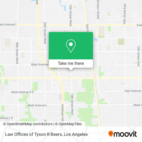 Law Offices of Tyson R Beers map
