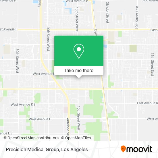 Mapa de Precision Medical Group