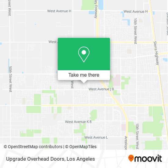 Upgrade Overhead Doors map