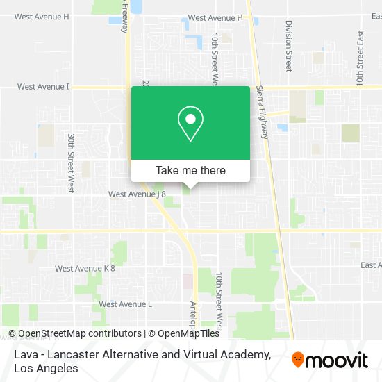 Mapa de Lava - Lancaster Alternative and Virtual Academy