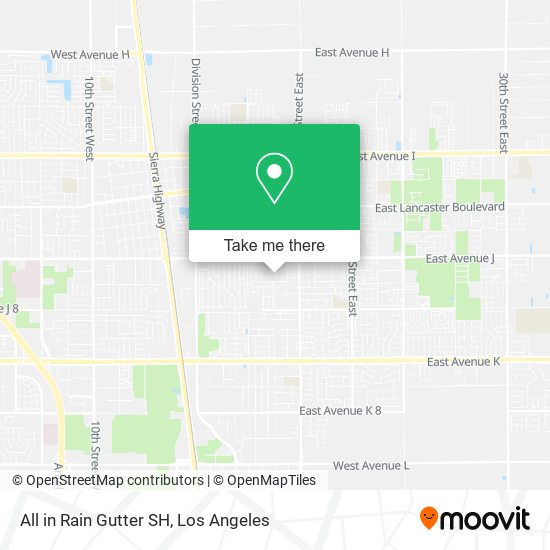 Mapa de All in Rain Gutter SH