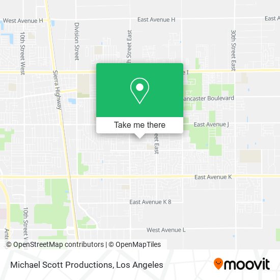 Michael Scott Productions map