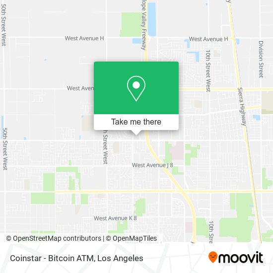 Coinstar - Bitcoin ATM map