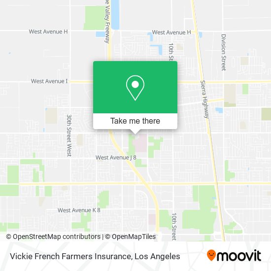 Vickie French Farmers Insurance map