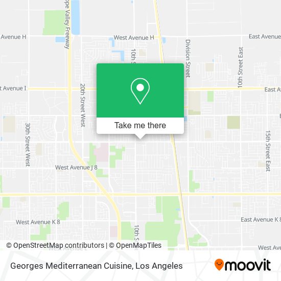 Mapa de Georges Mediterranean Cuisine